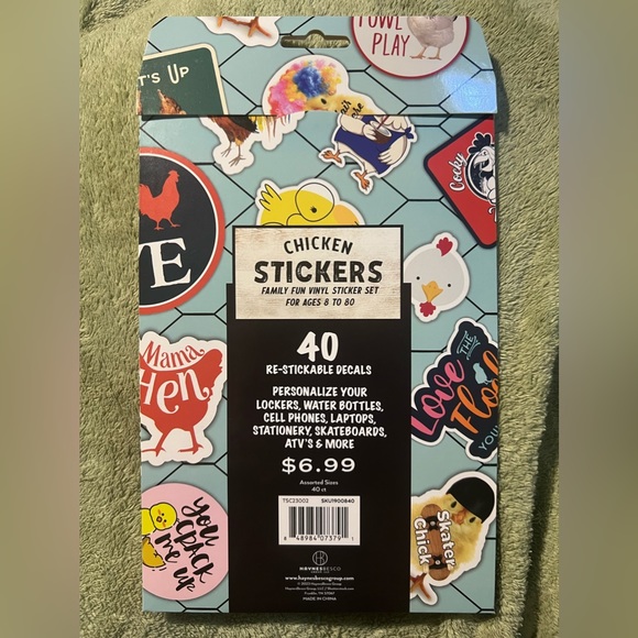 Chicken Stickers Vinyl Decals (TSC 2023 Chick Days Item) - Picture 9 of 9